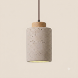 Rustic Stone Pendant Light | Wabi-Sabi Style