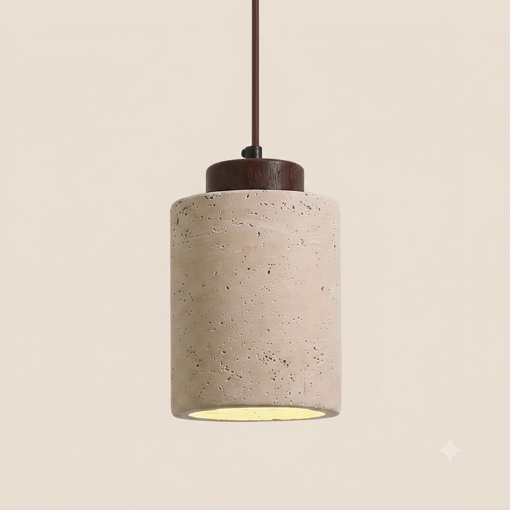 Rustic Stone Pendant Light | Wabi-Sabi Style · Homefinn