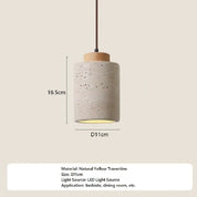 Rustic Stone Pendant Light | Wabi-Sabi Style · Homefinn