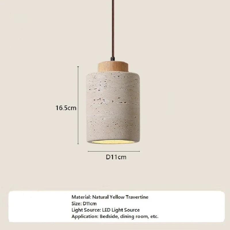 Rustic Stone Pendant Light | Wabi-Sabi Style · Homefinn