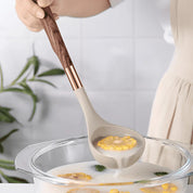 Silicone Kitchen Utensil Set | Wooden Handle · Homefinn