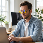 SunSet | Blue Light Blocking Glasses | Night Vision UV Protection • Homefinn