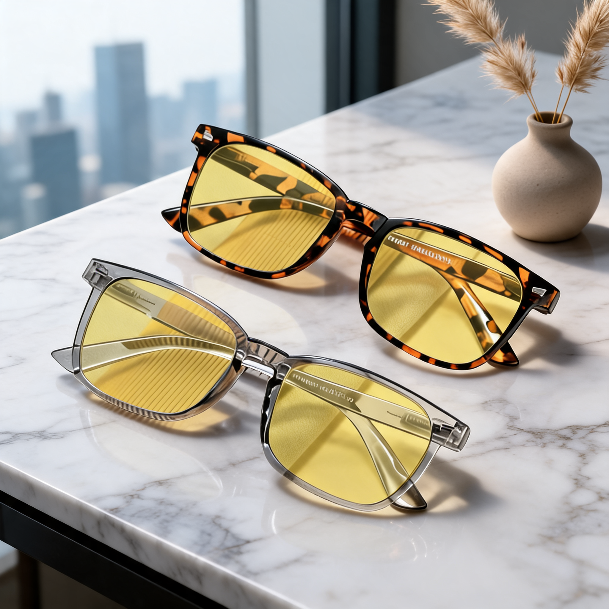 SunSet | Blue Light Blocking Glasses | Night Vision UV Protection • Homefinn