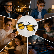 SunSet | Night Driving Glasses | Anti Glare Eyewear • Homefinn