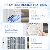 Tower Air Cooler And Heater | Remote Control · Homefinn
