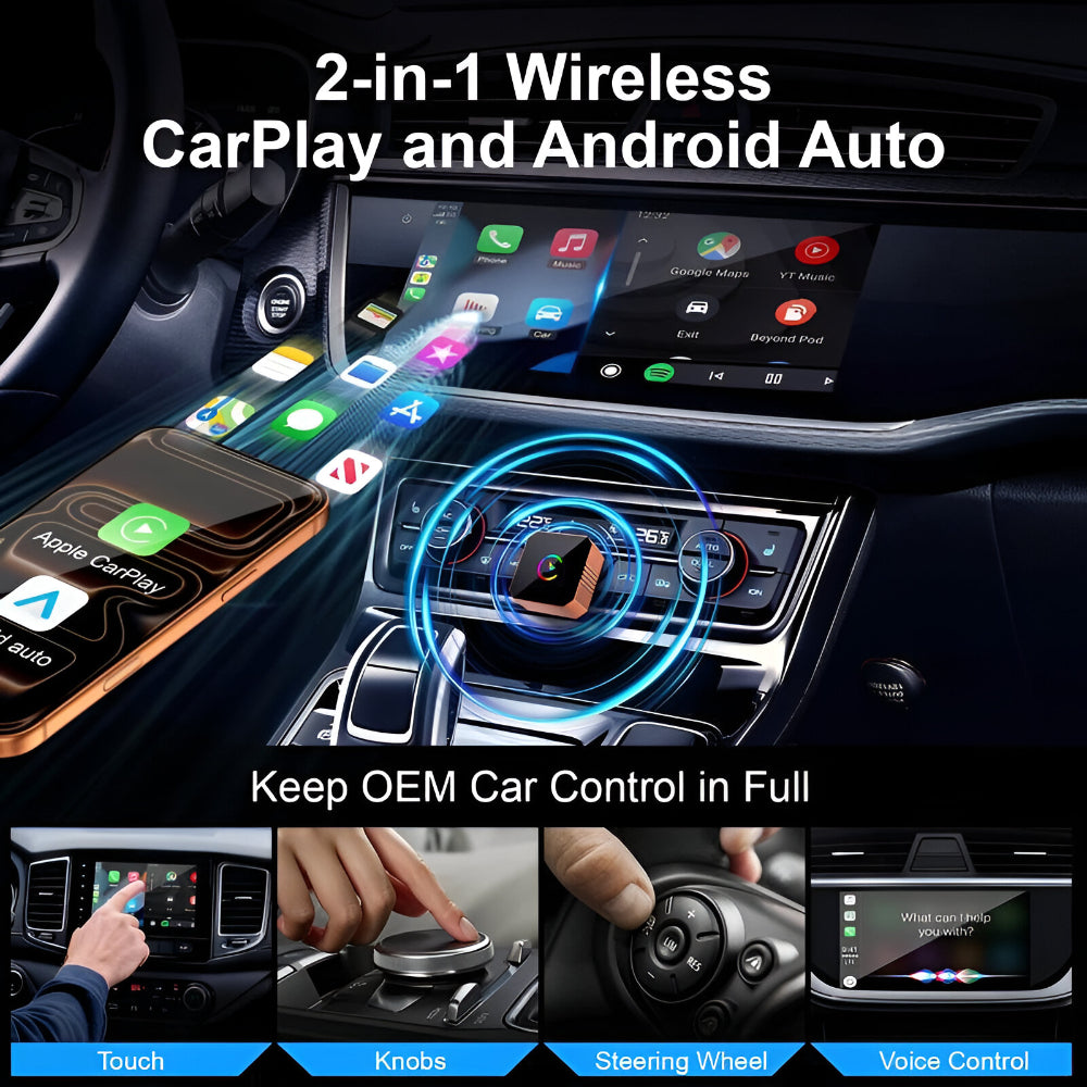 Wireless CarPlay Adapter | USB Plug · Homefinn