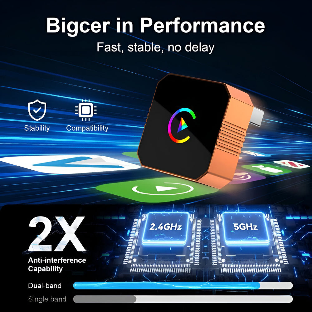 Wireless CarPlay Adapter | USB Plug · Homefinn