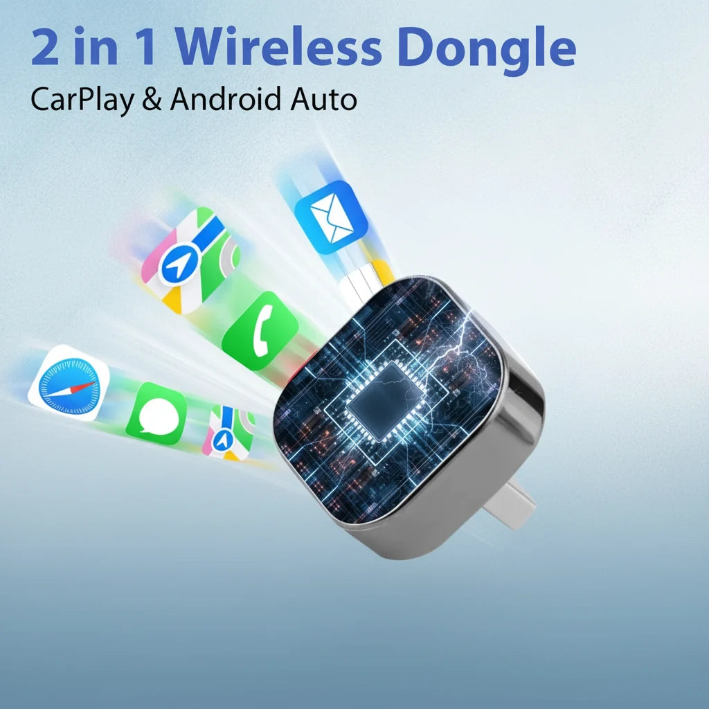 Wireless CarPlay Adapter | USB Plug And Play · Homefinn