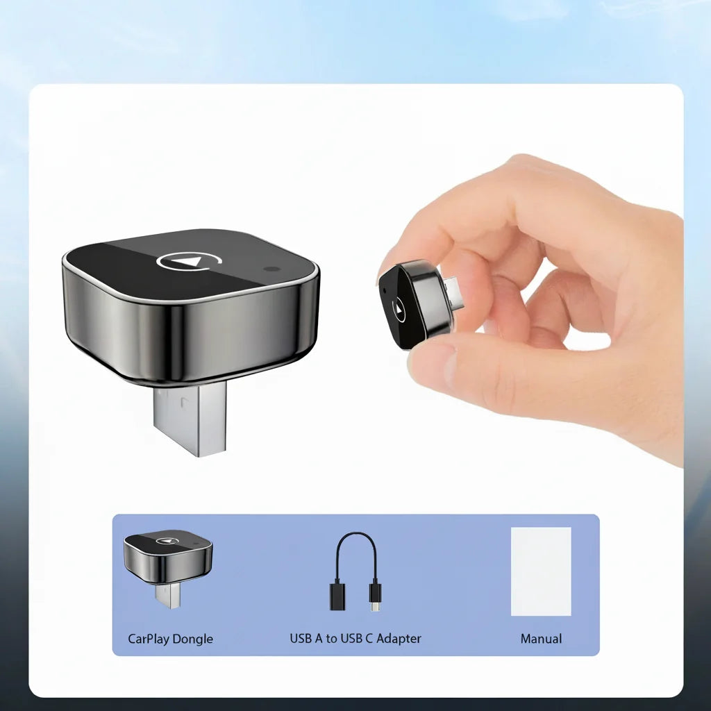 Wireless CarPlay Adapter | USB Plug And Play · Homefinn