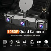 Wireless Dash Cam | Four Camera · Homefinn