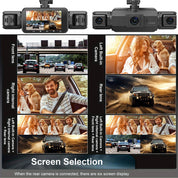 Wireless Dash Cam | Four Camera · Homefinn