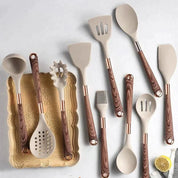 Kitchen Utensil Set | Cooking Utensil Set With Holder-Kitchen Utensil Set-Homefinn
