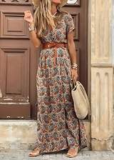 Women Maxi Dress | Dress With Belt