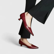 Elizabeth | Women Classic Pointed Toe Low Heel Pumps - Image 4