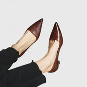 Elizabeth | Women Classic Pointed Toe Low Heel Pumps - Image 6