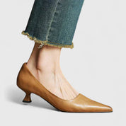 Elizabeth | Women Classic Pointed Toe Low Heel Pumps - Image 8