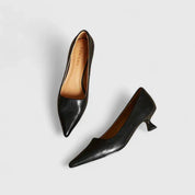 Elizabeth | Women Classic Pointed Toe Low Heel Pumps - Image 11