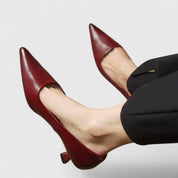 Elizabeth | Women Classic Pointed Toe Low Heel Pumps