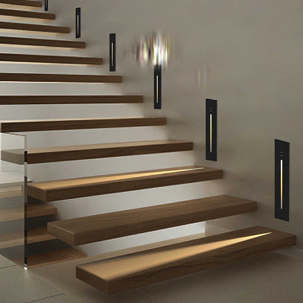 Modern LED Step Lights | Minimalist Stair Wall Lighting-Stair Light-Homefinn