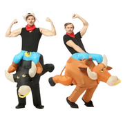 Inflatable Rider Costume | Western Dress Up Play