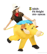 Inflatable Rider Costume | Western Dress Up Play