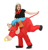 Inflatable Rider Costume | Western Dress Up Play