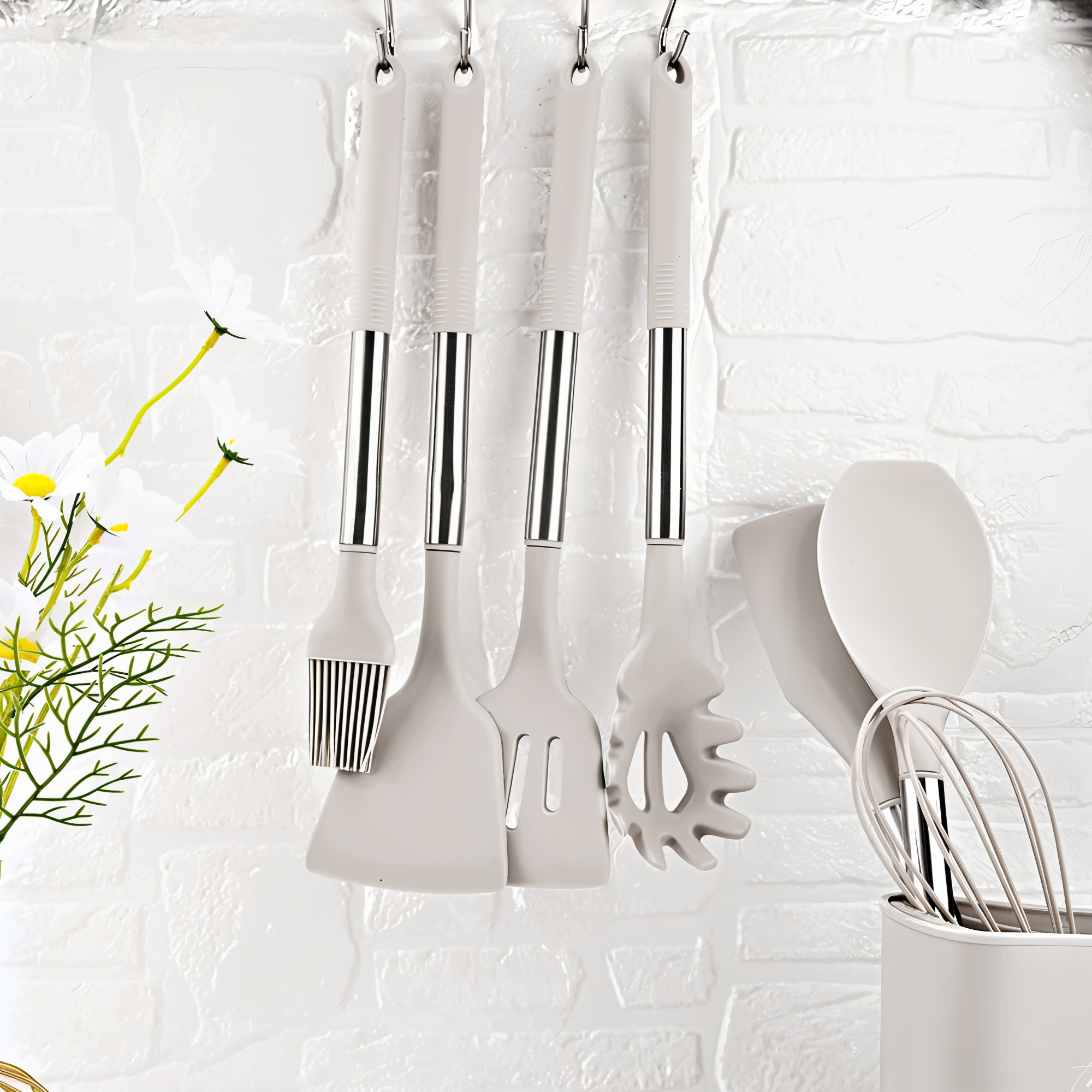 Kitchen Utensil Set | Cooking Tool Holder Set-Kitchen Tools-Homefinn
