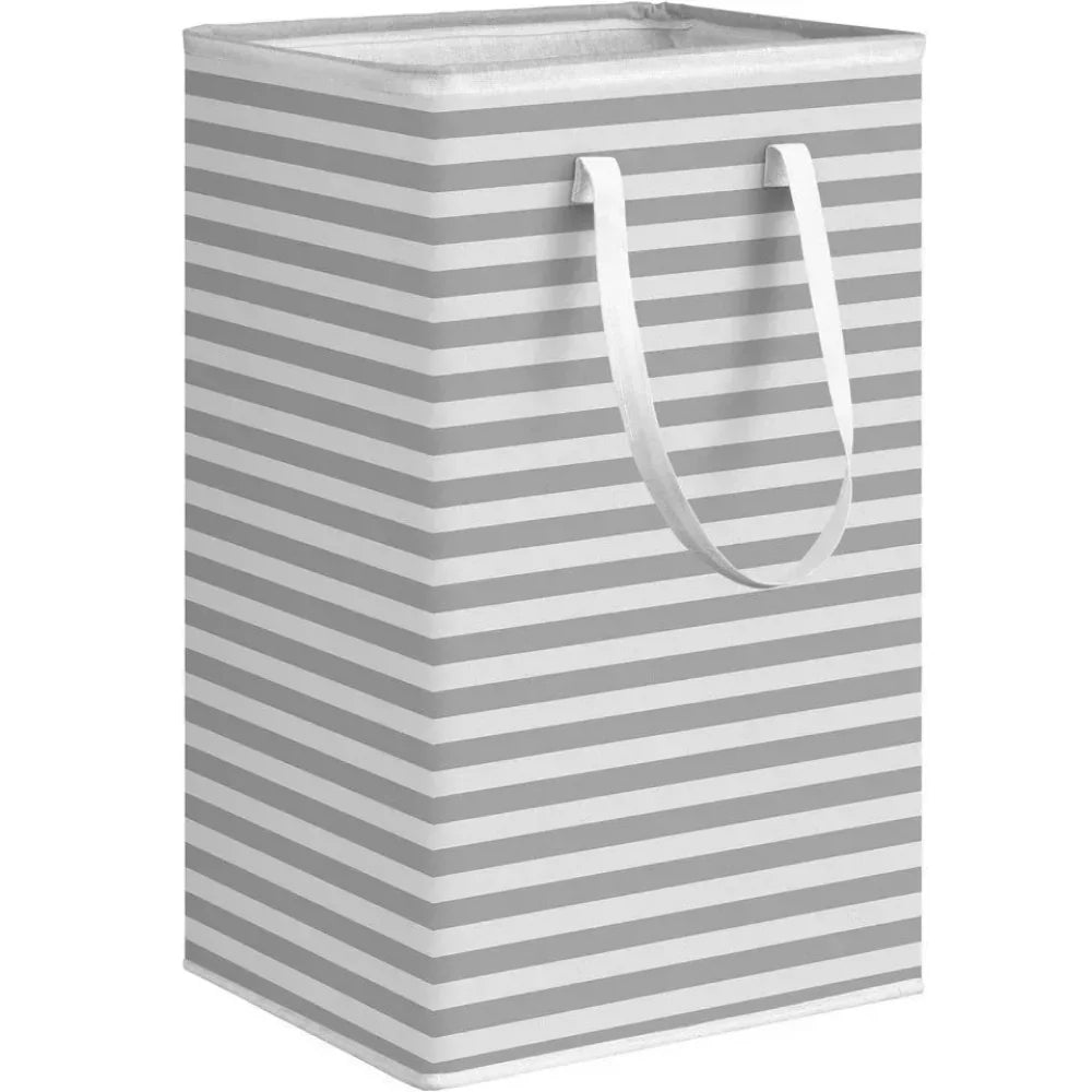75L Waterproof Laundry Basket | Foldable Fabric Clothes Hamper with Handles - Image 4