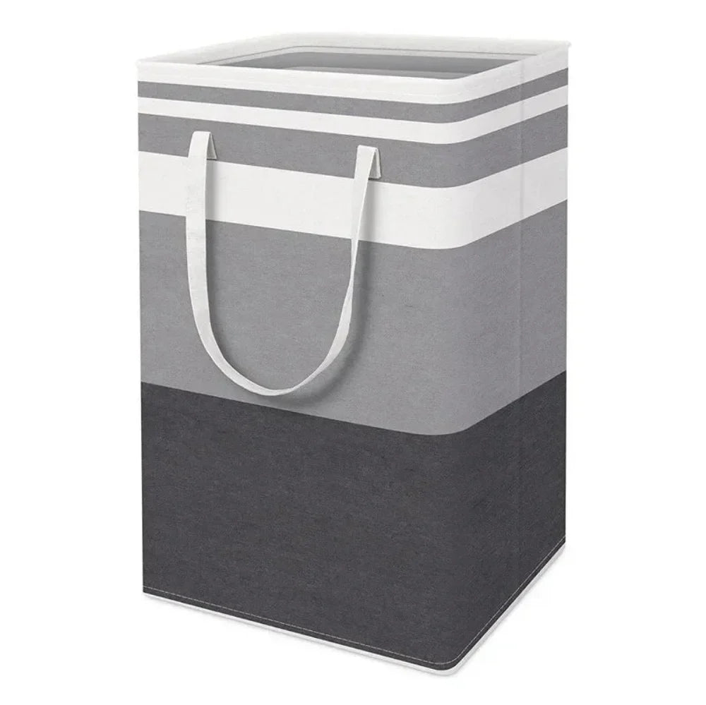 75L Waterproof Laundry Basket | Foldable Fabric Clothes Hamper with Handles - Image 7