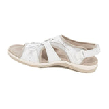 Women's Solid Open Toe Sandals | Multi Strap Adjustable Closures Everyday Wear