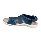 Women's Solid Open Toe Sandals | Multi Strap Adjustable Closures Everyday Wear