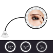 LED Magnifying Mirror | Flexible Vanity Mirror-Mirror-Homefinn