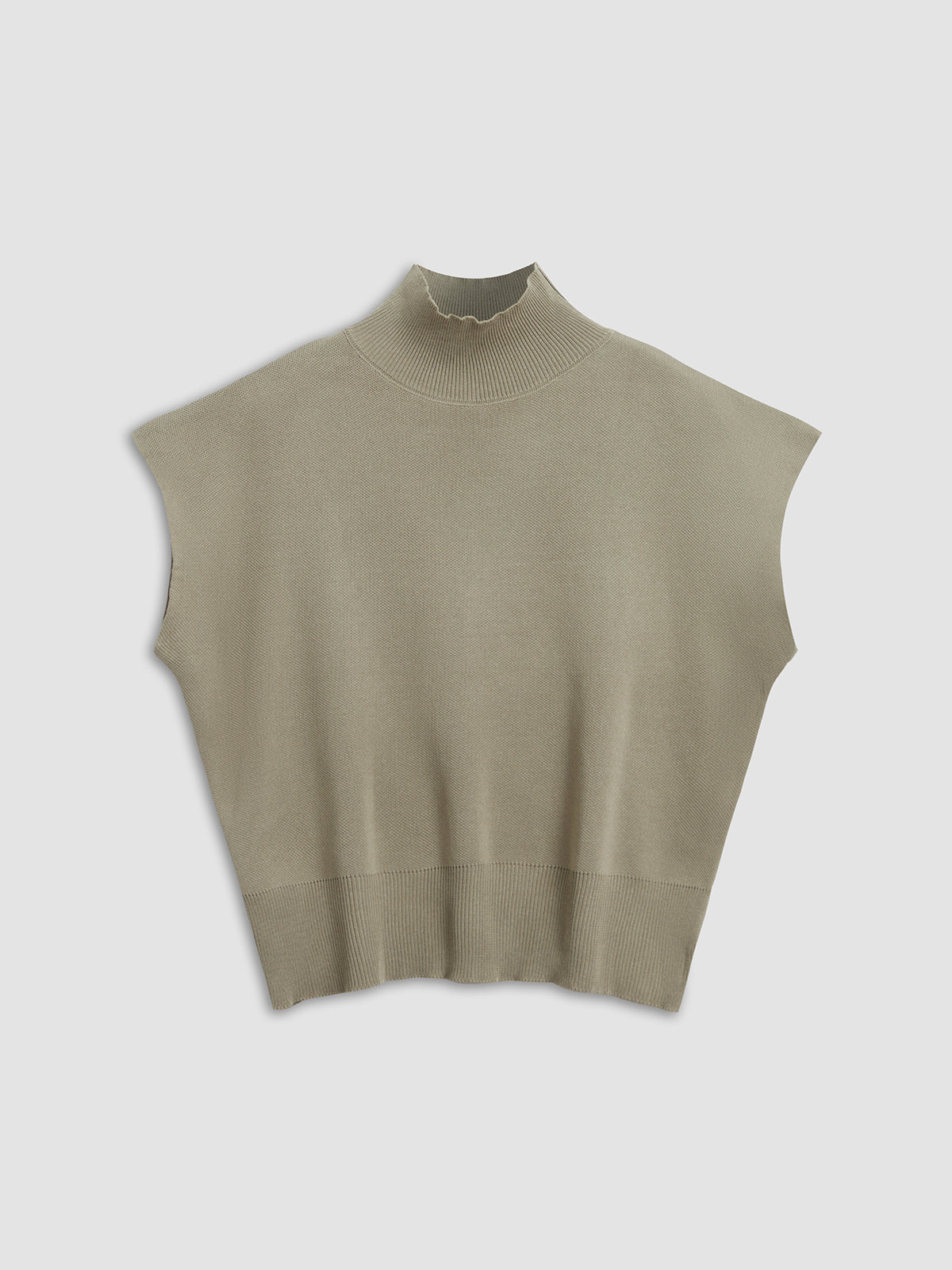 Women Mock Neck Top | Short Sleeve T-Shirt-Women Top-Homefinn