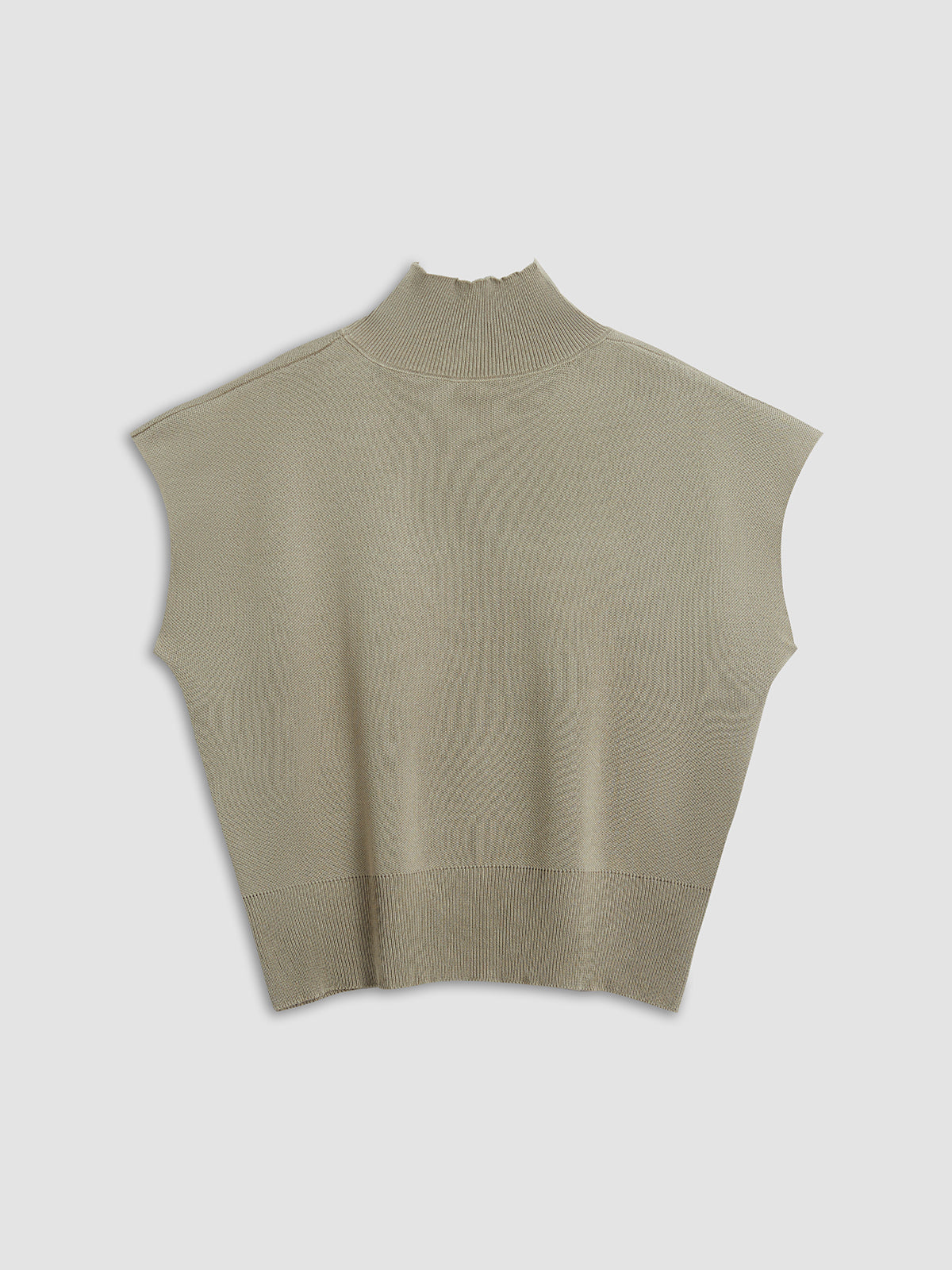 Women Mock Neck Top | Short Sleeve T-Shirt-Women Top-Homefinn