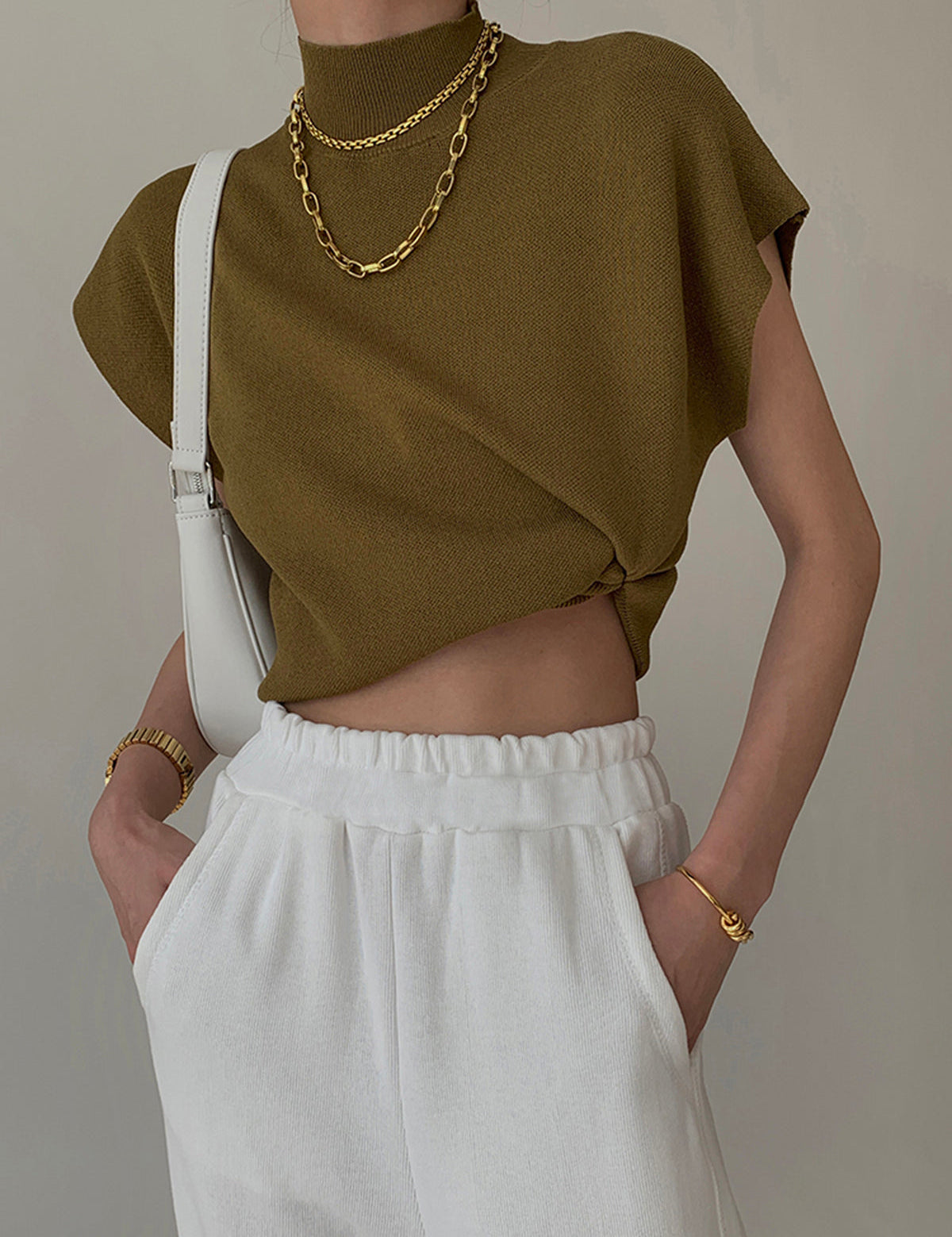 Women's Top | Sleeveless Shirt-Women Top-Homefinn