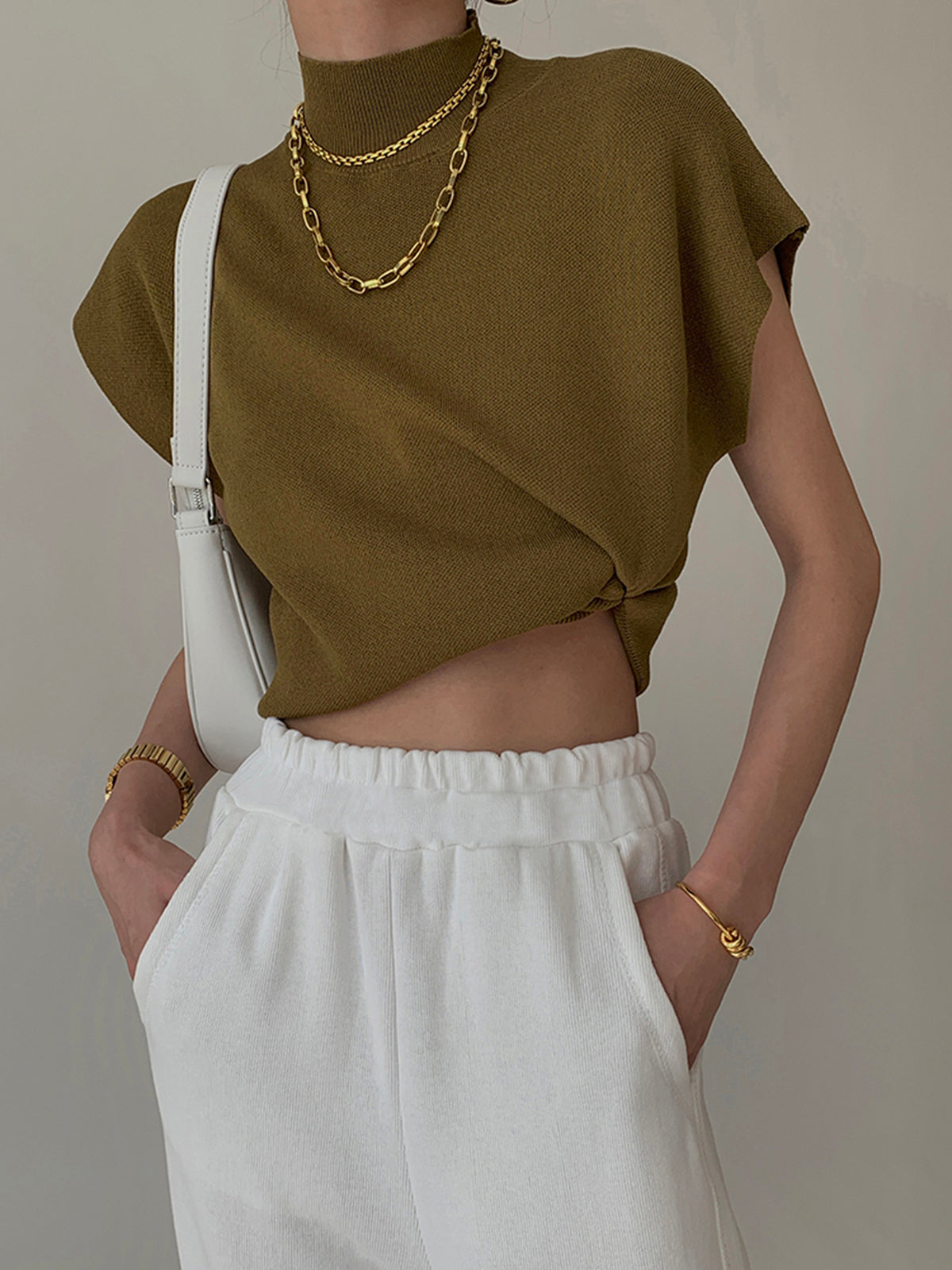 Women's Top | Sleeveless Shirt-Women Top-Homefinn