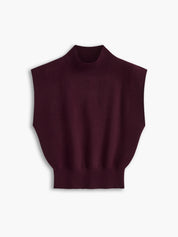 Women Mock Neck Top | Short Sleeve T-Shirt-Women Top-Homefinn
