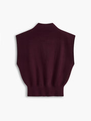 Women Mock Neck Top | Short Sleeve T-Shirt-Women Top-Homefinn