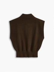 Women Mock Neck Top | Short Sleeve T-Shirt-Women Top-Homefinn