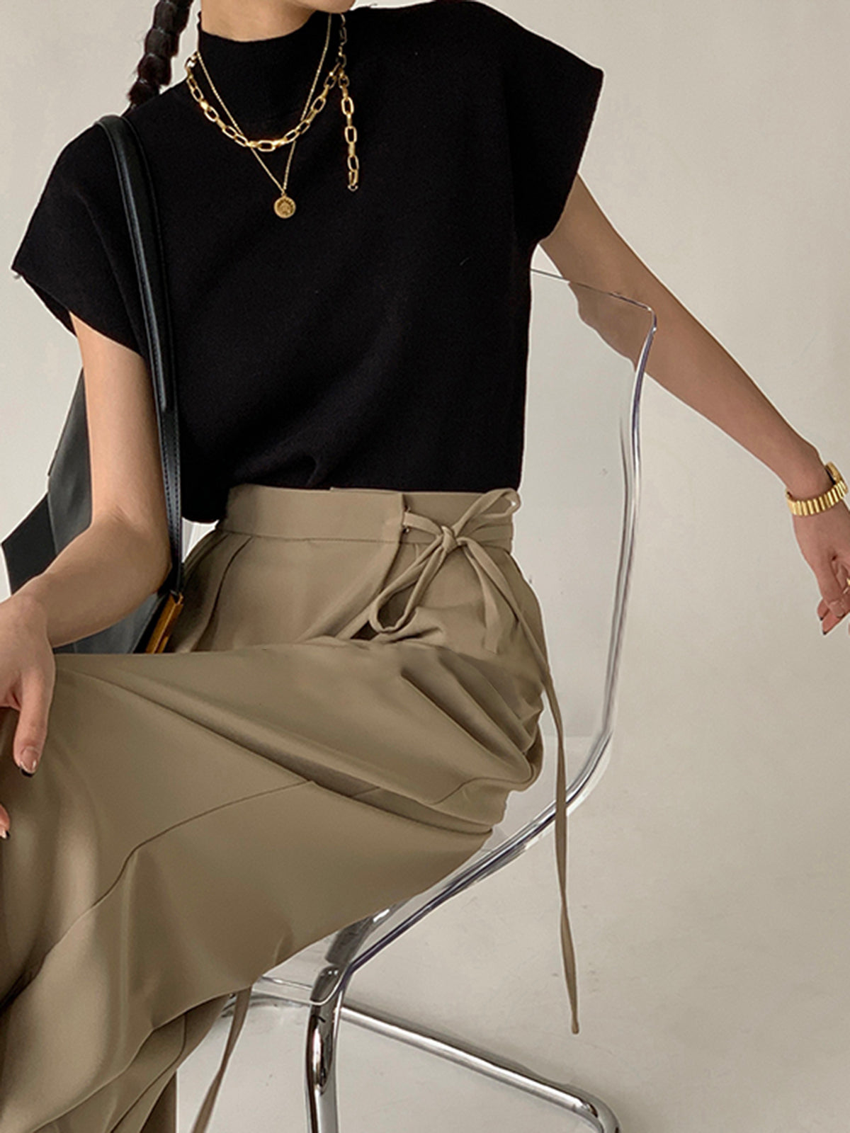 Women's Top | Sleeveless Shirt-Women Top-Homefinn