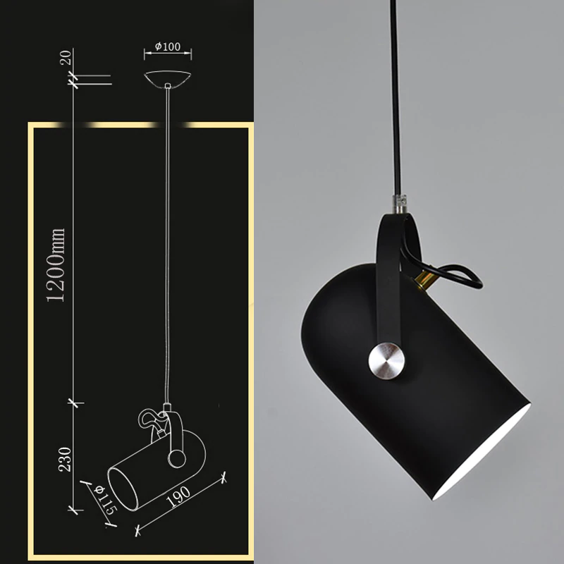 Ceiling Light | Adjustable Pendant Task Lighting-Ceiling Light-Homefinn