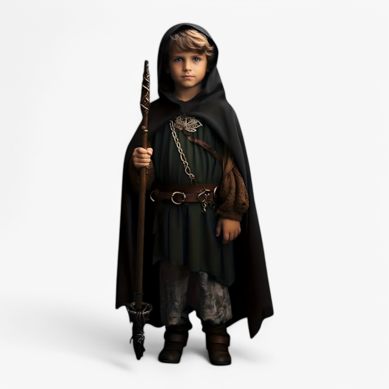 Wizard Cape | Hooded Adventure Costume-Kids Costume-Homefinn