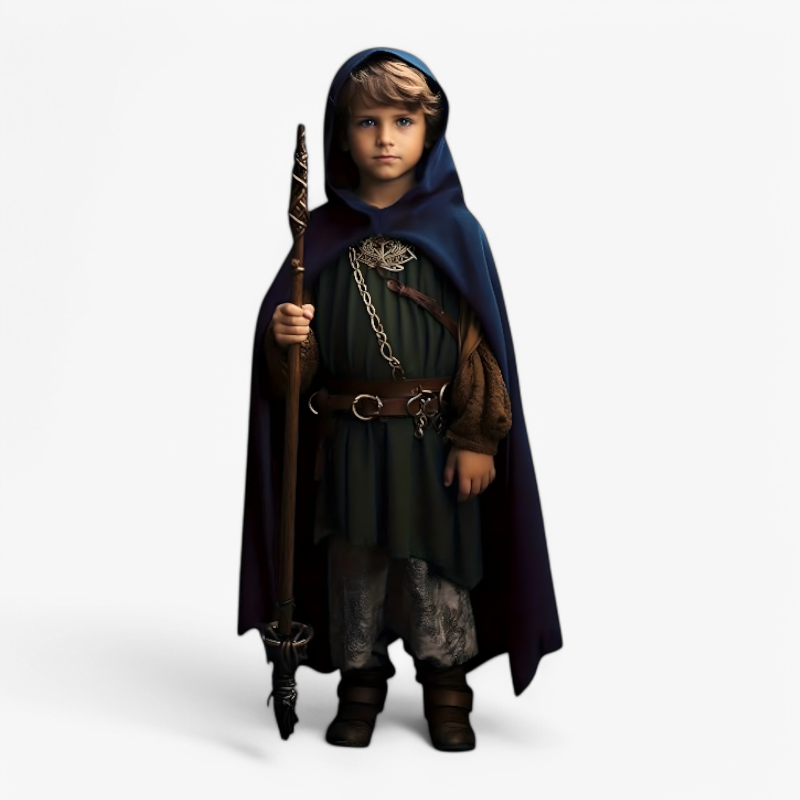 Wizard Cape | Hooded Adventure Costume-Kids Costume-Homefinn