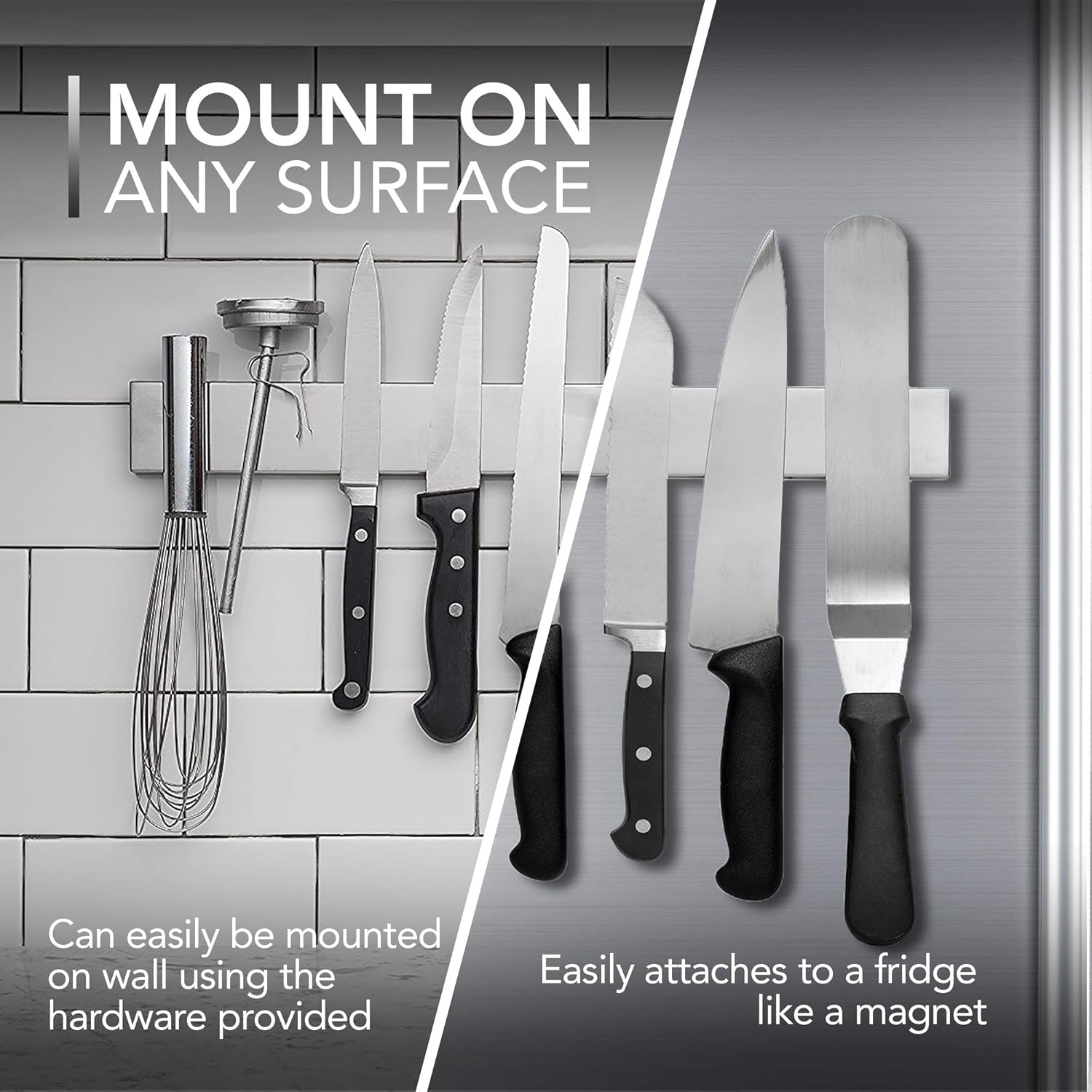 Magnetic Knife Holder Set | Wall Mounted Kitchen Organizer-Knife Holder-Homefinn