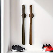Wooden Shoe Horn | Shoe Horn With Wall Mount-Shoe Horn-Homefinn