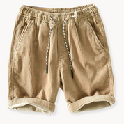 Shorts in Velvet Men Keith – Adjustable Summer Shorts in Soft Cotton with Comfortable Fit