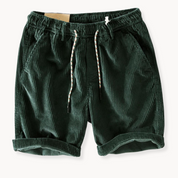 Shorts in Velvet Men Keith – Adjustable Summer Shorts in Soft Cotton with Comfortable Fit - Image 2