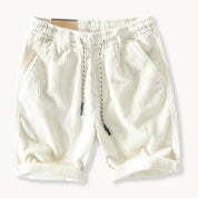 Shorts in Velvet Men Keith – Adjustable Summer Shorts in Soft Cotton with Comfortable Fit - Image 3