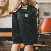 Shorts in Velvet Men Keith – Adjustable Summer Shorts in Soft Cotton with Comfortable Fit - Image 5