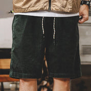 Shorts in Velvet Men Keith – Adjustable Summer Shorts in Soft Cotton with Comfortable Fit - Image 6